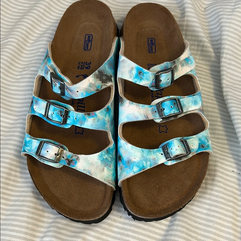 Papillio Blue Sandals with Adjustable Straps